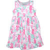 UPF 50 Dahlia Sleeveless Dress w/ Pockets, Magic Seahorse - Dresses - 1 - thumbnail