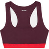 Women's Dream Techflex Bra, Prune and Pirate Red - Bras - 1 - thumbnail
