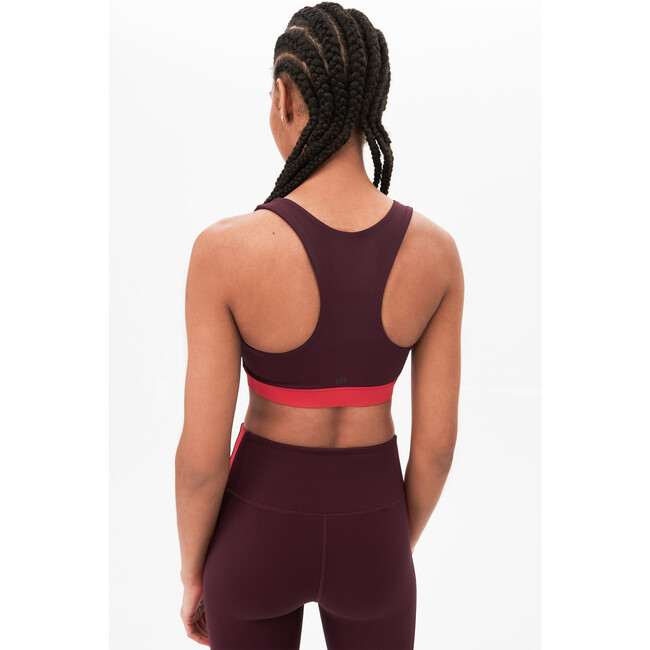 Women's Dream Techflex Bra, Prune and Pirate Red - Bras - 3