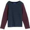 Sloane Mixed Stripe LS Shirt, Navy Multi - Shirts - 1 - thumbnail