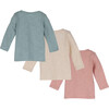 Baby Wyatt Long Sleeve Tee Trio, Rose Multi - Tees - 2