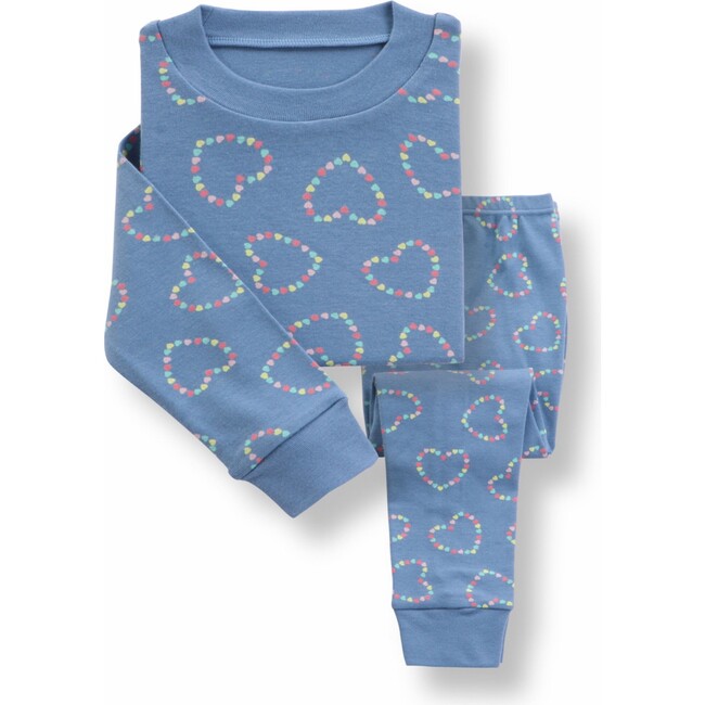 Pajamas, Blue Hearts