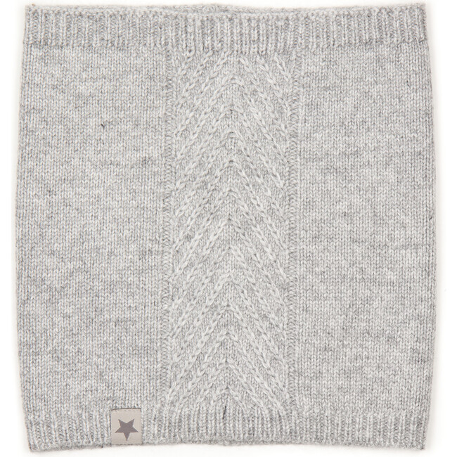 Necktube w/cashmere, Light Grey - Scarves - 1