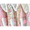 Kids 6y Shearling Quilt Gilet, Pink & Taupe - Vests - 3