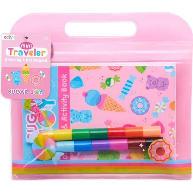 Mini Traveler Coloring & Activity Kit, Sugar Joy