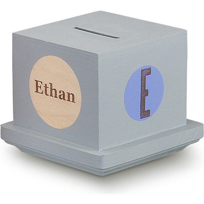 Personalized Money Bank, Blue