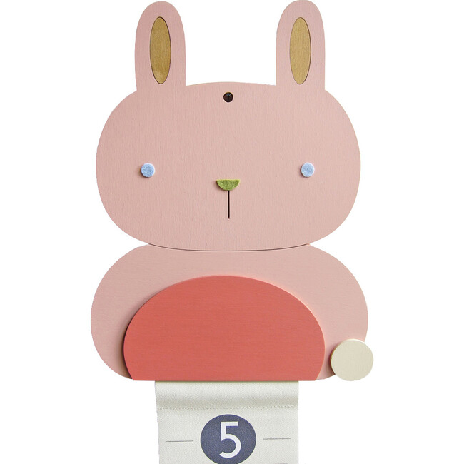 Personalized Wooden Growth Chart, Bunny - Wall Décor - 1