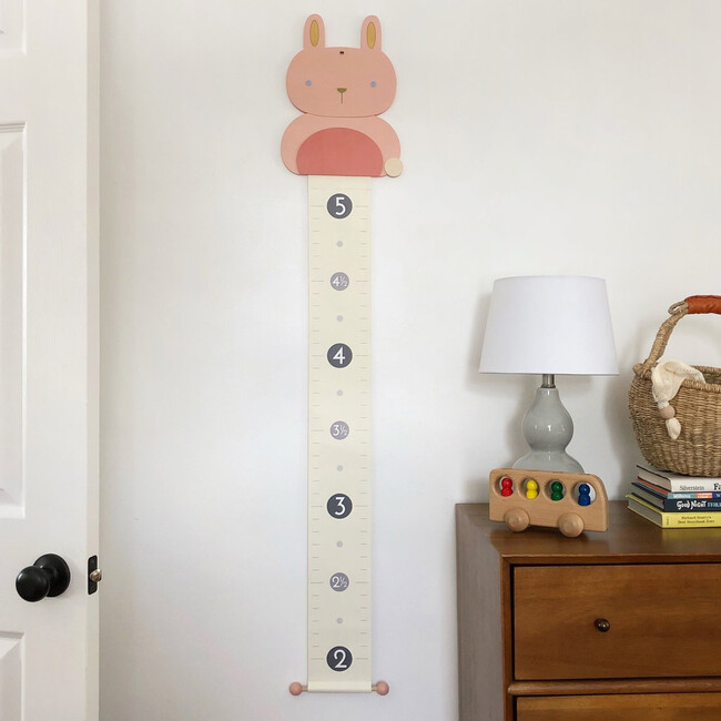 Personalized Wooden Growth Chart, Bunny - Wall Décor - 2