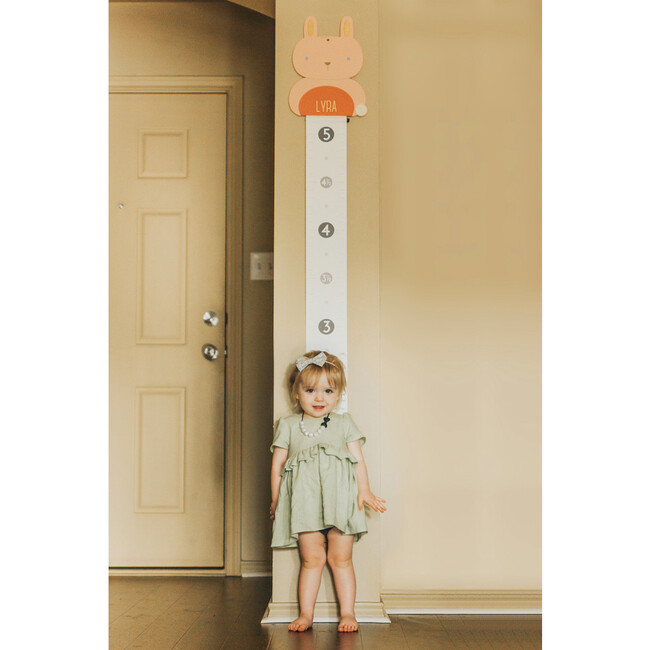 Personalized Wooden Growth Chart, Bunny - Wall Décor - 3