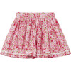 Rose Ric Rac Skirt, Red Rose - Skirts - 1 - thumbnail
