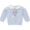Little Nicholas Jumper, Pale Blue - Jumpers - 1 - thumbnail