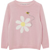 Daisy & Bee Jumper, Pale Pink - Jumpers - 1 - thumbnail