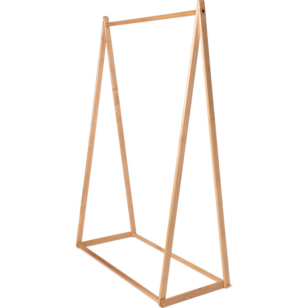 Wooden Clothing Rack, Natural Such Great Heights Featured