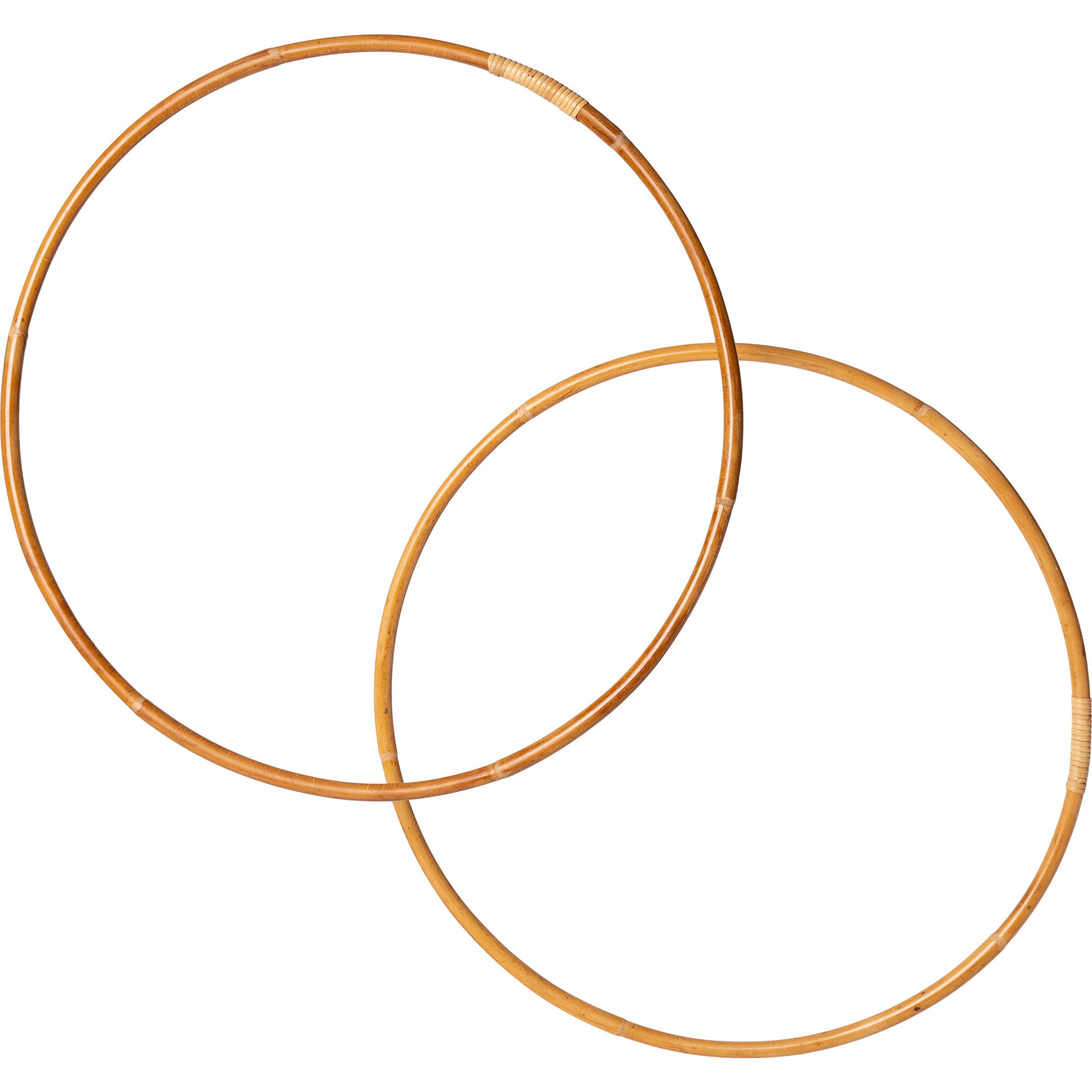 Medium Rattan Hoop, Natural - Outdoor Games - 1