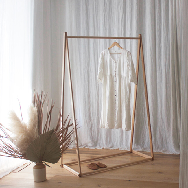 Wooden Clothing Rack, Natural
