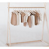 Mini Wooden Clothing Rack, Natural - Storage - 3
