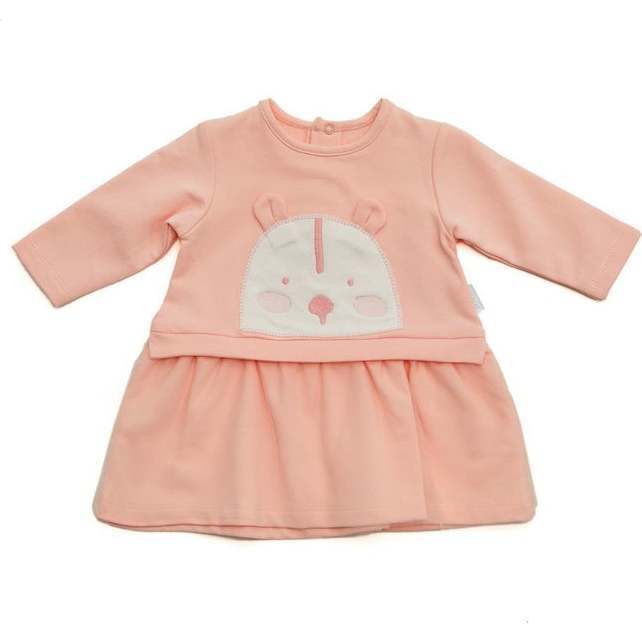 Bear Graphic Dress, Pink - Andy Wawa Dresses | Maisonette