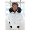 Kyla Puffer Coat, White - Coats - 2