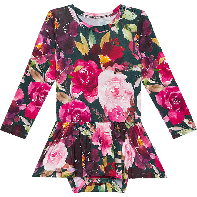Long Sleeve Basic Twirl Skirt Bodysuit, Zelda - Onesies - 1