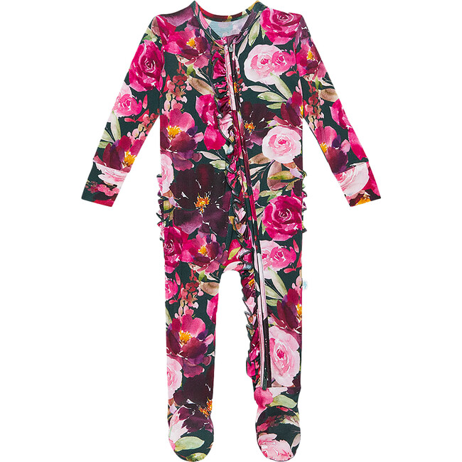 Footie Ruffled Zippered One Piece, Zelda - Onesies - 1
