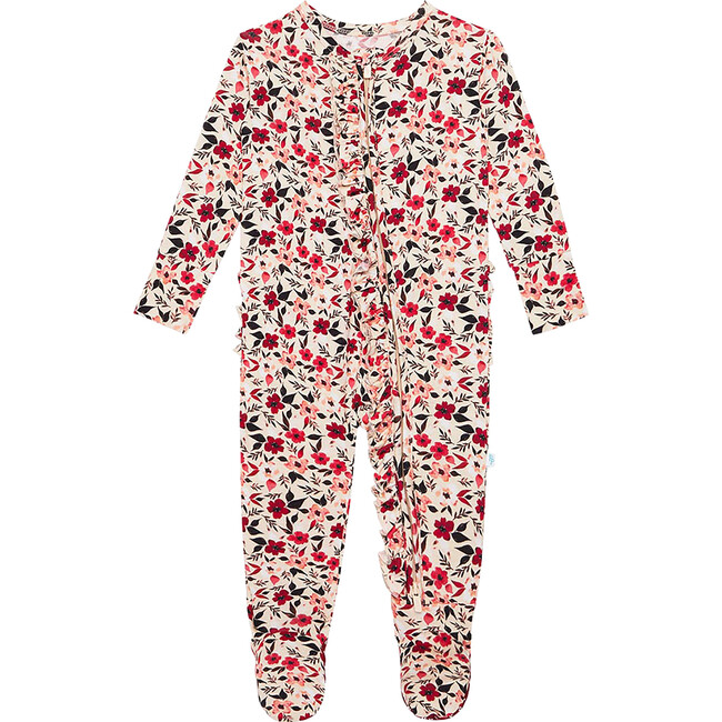 Footie Ruffled Zippered One Piece, Janie - Onesies - 1