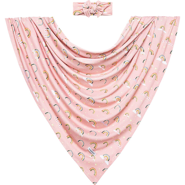 Infant Swaddle and Headwrap Set, Shay - Mixed Accessories Set - 1