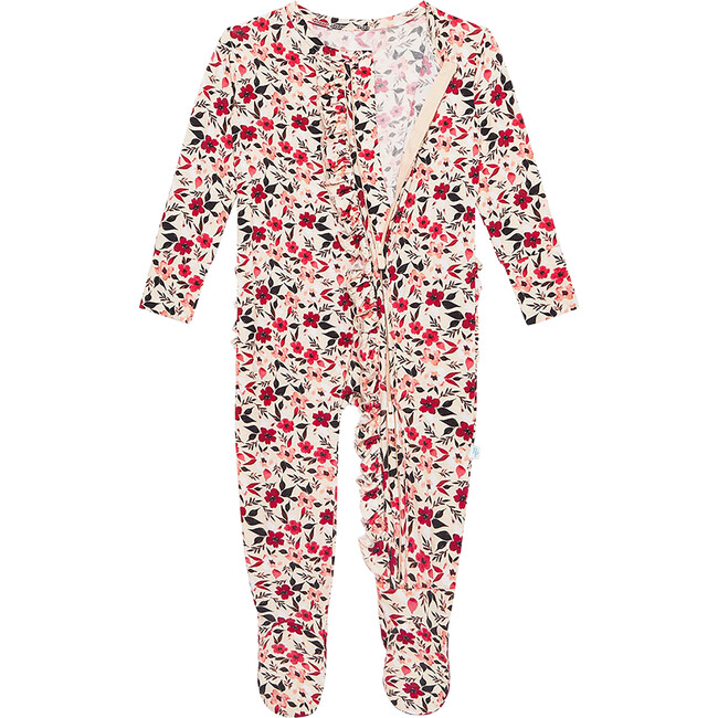 Footie Ruffled Zippered One Piece, Janie - Onesies - 2