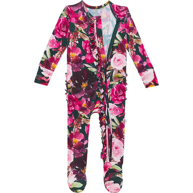 Footie Ruffled Zippered One Piece, Zelda - Onesies - 4