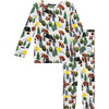 Long Sleeve Basic Pajama, Archer - Pajamas - 1 - thumbnail