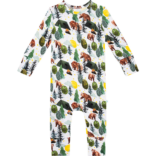 Long Sleeve Basic Romper, Archer - Rompers - 1