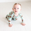 Footie Zippered One Piece, Normandie - Onesies - 4