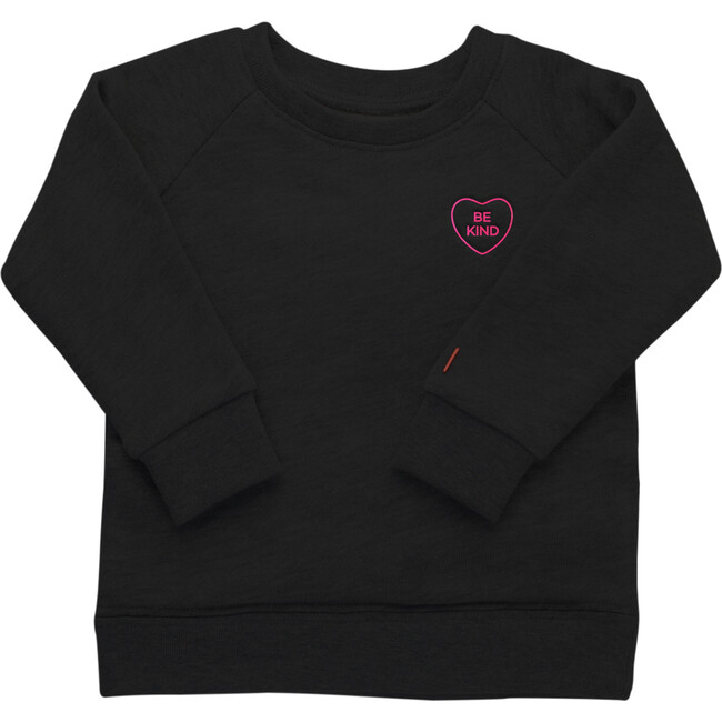 The Daily Pullover Be Kind, Black - Sweatshirts - 1