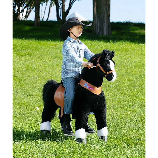 Black Horse with White Hoof, Large - Ride-Ons - 3