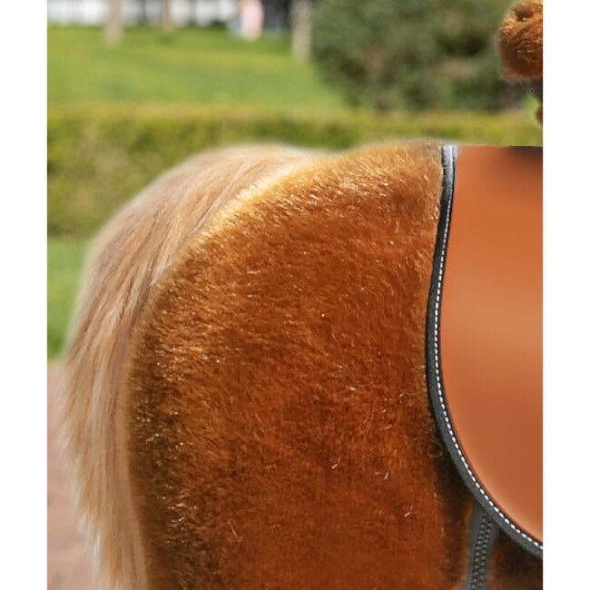 Light Brown Horse with White Hoof, Large - Ride-On - 5