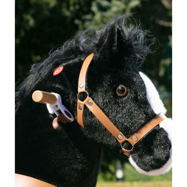 Black Horse with White Hoof, Large - Ride-Ons - 6