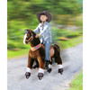 Dark Brown Horse with White Hoof, Large - Ride-On - 6 - thumbnail