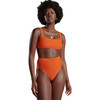 Women's Lagos Bottom, Papaya - Two Pieces - 2