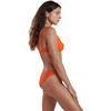 Women's Como Top, Papaya - Two Pieces - 3