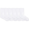 Solid Crew Socks 6 Pack, White - Socks - 1 - thumbnail