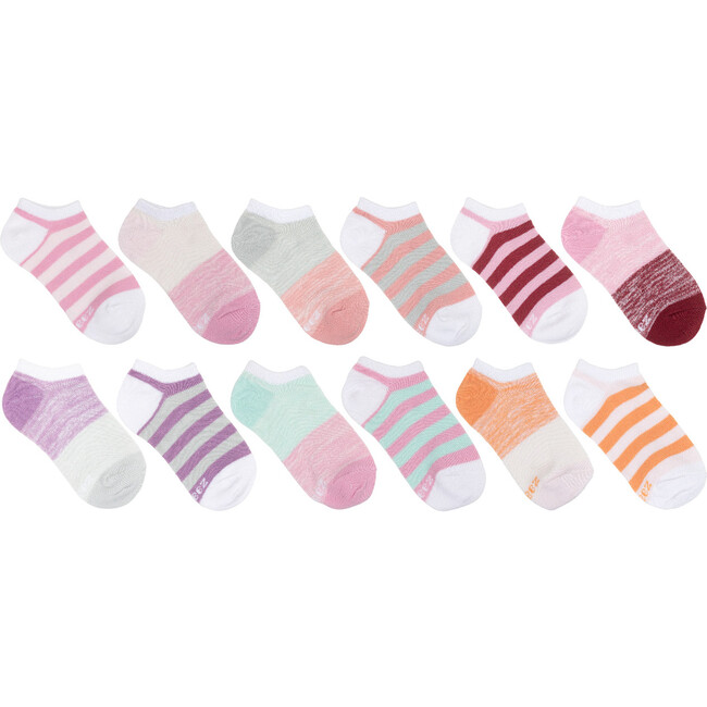 Free Run Stripes Socks 12 Pack, Pastel