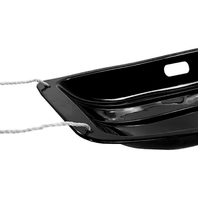 35" Toboggan Snow Sled, Black - Sleds - 3
