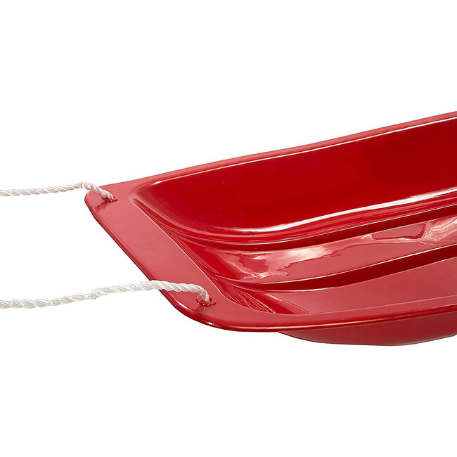 48" Toboggan Snow Sled, Red - Sleds - 3