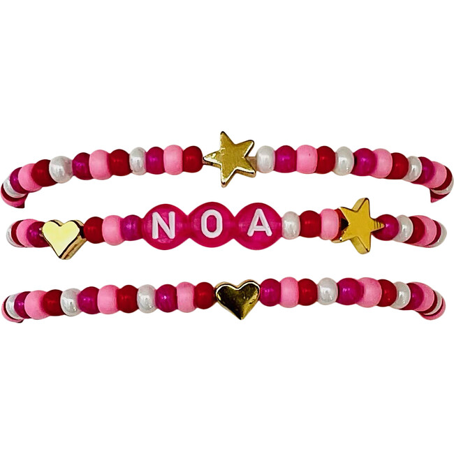 Noa Valentine's Day Monogram Bracelet Set