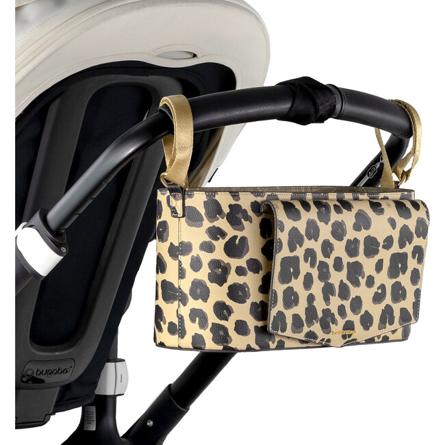 Peek A Boo Stroller Caddy, Leopard - Diaper Bags - 3