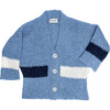 Women's Fluffy Cardigan, Pastel blue - Cardigans - 1 - thumbnail