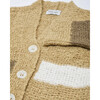 Women's Fluffy Cardigan, Mustard Yellow - Cardigans - 3