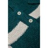 Fluffy Cardigan, Emerald - Cardigans - 4 - thumbnail