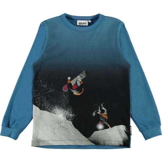 Snowboarders T-Shirt, Blue