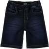 Soft Denim Shorts, Blue - Shorts - 1 - thumbnail