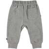 Soft Melange Pants, Gray - Pants - 2